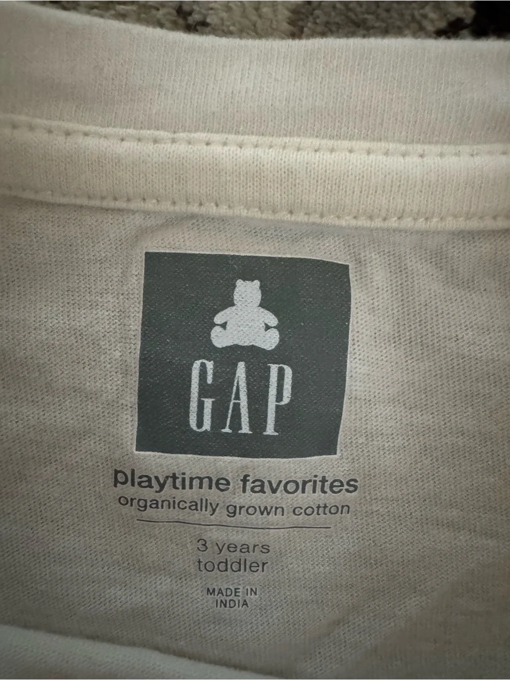 GAP Girls' Long-Sleeve Tees - White, Navy & Pink Accents